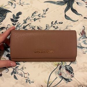 Michael Kors Tan Leather Wallet